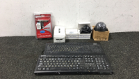 (2) Keyboards, Cameras And More