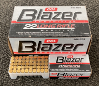 (500)rnds CCI Blazer .22lr Ammo