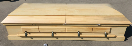 New Pine Veneer Coffin