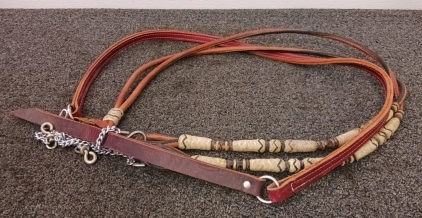 Leather Reins with Chains