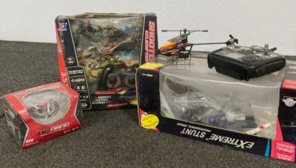 Quadcopter, Helicopters, And Parts