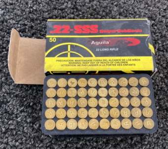 (50)rnds Aguila .22lr Ammo