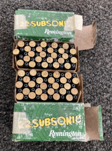 (100)rnds Remington .22 Subsonic Ammo