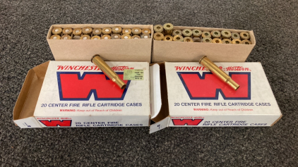 (40) Winchester .30-40 Krag Brass Casings