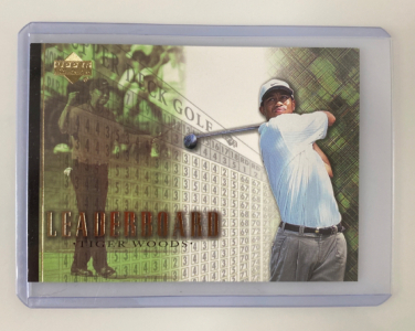 2001 Upper Deck Leaderboard Tiger Woods Rookie Card