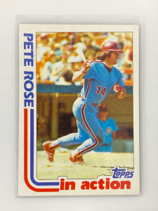 1982 Topps 781 Pete Rose Baseball Card