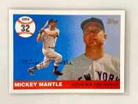 2006 Topps MHR32 Mickey Mantle Baseball Card