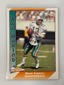 1991 Pacific 269 Dan Marino Quarterback Football Card