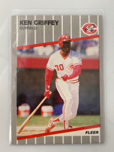 1989 Fleer U-84 Outfield Ken Griffey Baseball Card