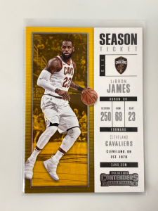 2017-18 Panini Contenders LeBron James Basketball Card