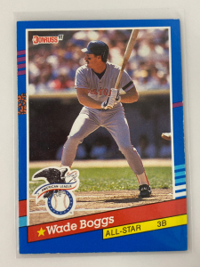 1991 Donruss All Star 3B Wade Boggs Baseball Card