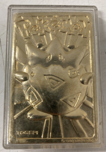 Gold Pokémon Card