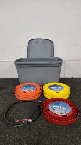 Gamma Seal Lids (5), Dryer Cord & Tote