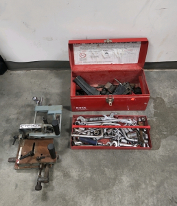 Tool Box W/ Tools & Delta Clamp