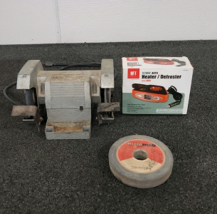 Bench Grinder & Heater/Defroster