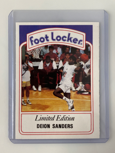 1991 Foot Locker Slam Fest Limited Edition Deion Sanders Basketball Card