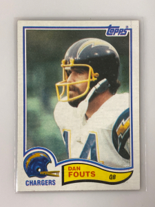 1982 Topps 230 Dan Fouts Baseball Card