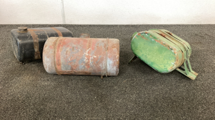 (3) Vintage Gasoline Tanks