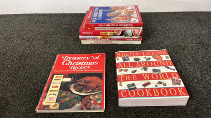 (8) Cookbooks from 1970s-1990s