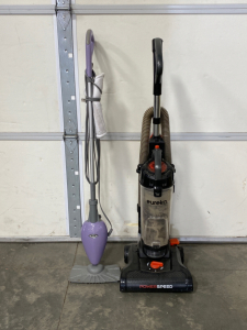 Shark Steam Vac and Eureka Power Speed Vacuum