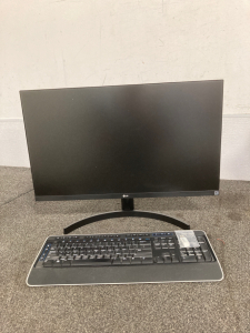 LG Computer Screen And Keyboard