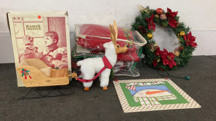 Raikes Originals Snowflake And His Sleigh + More Christmas Decor