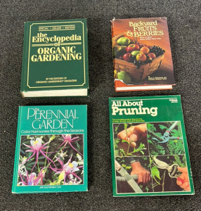 (4) Books on Gardening from 1970s-1980s