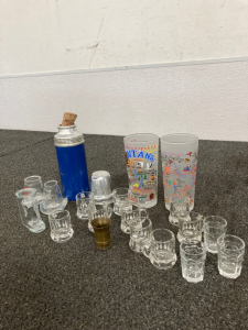 Assortment Of Shot Glasses And More