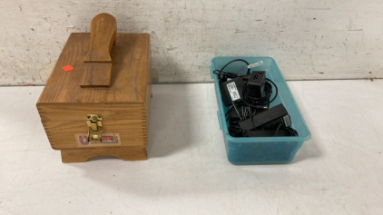 Shoe shine Box & A/c Adapters