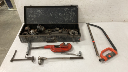 Pipe Threader, Pipe Cutter, files, Chisel Bits & Branch Saw