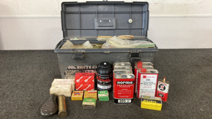 Toolbox With Muzzleloading Supplies And More