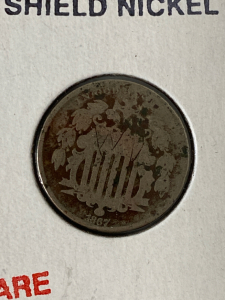 1866 Rare Shield Nickel
