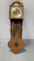 Wall hanging grandfather clock