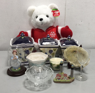 Capriware handpainted China, Avon porcelain figurine and others