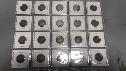 (20) U.S. Collectible Buffalo Nickels
