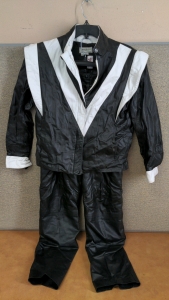 Boy's 11/12 '80s-Style Leather Jacket & Pants