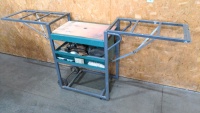 Drop Leaf Worktable w/Contents