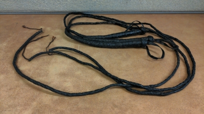 (3) Leather Whips