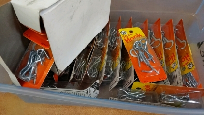 (37) New Screw Hook 8-Packs