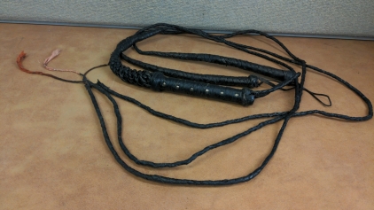 (3) Leather Whips