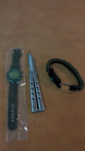 NEW Wristwatch, NEW Knife, NEW Multifunction Bracelet