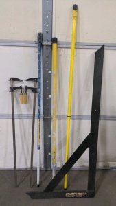 40" Bar Clamps, Square, Extension Handles