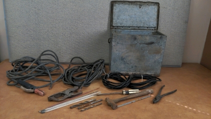 Welding Cables & Tools in Case