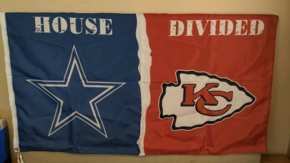 New 3'x5' Flag: Cowboys & Chiefs