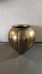 Vintage Rosenthal-Netter Brass Vase