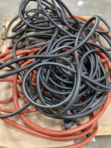 Pallet of Various Hoses and Hose, Watering Attachments