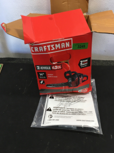 Craftsman 2 Cycle Gas Chainsaw