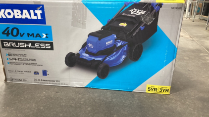 Kobalt 40v Max Brushless 20&rdquo; Lawnmower Kit