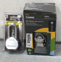 Pro Grade Master Lock with 24 Hour Time Switch Tork