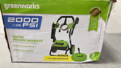 Green Works 2000 PSI Electric Power Washer